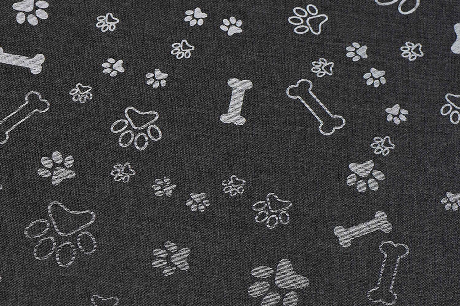 PU -belagt 600d 68t kation med sølvtrykk